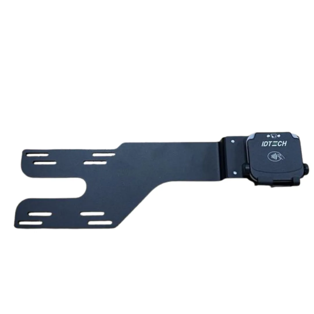 The DCCSupply custom key-locking VESA mount for the ID TECH VP3350.